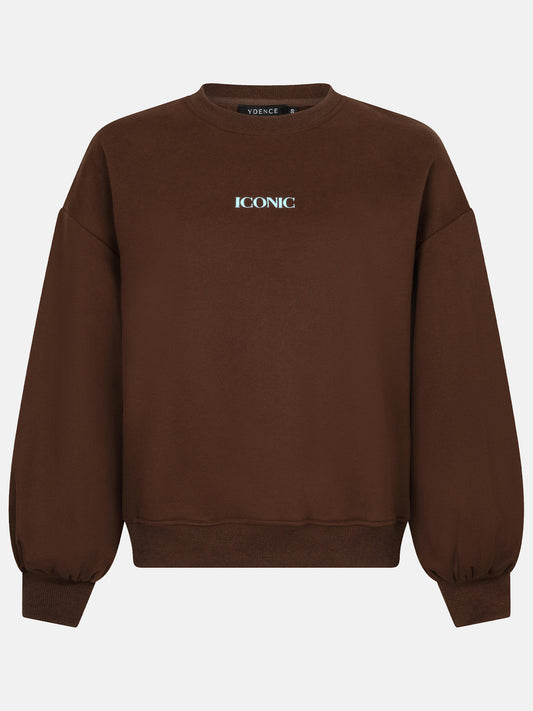 Ydence | Sweater iconic Brown