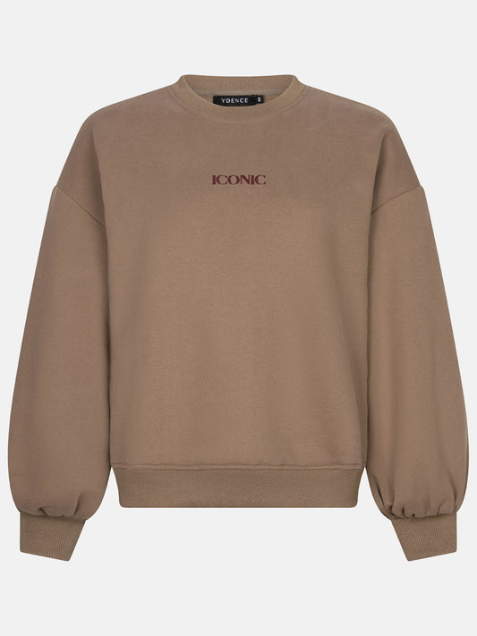 Ydence | Sweater iconic Taupe