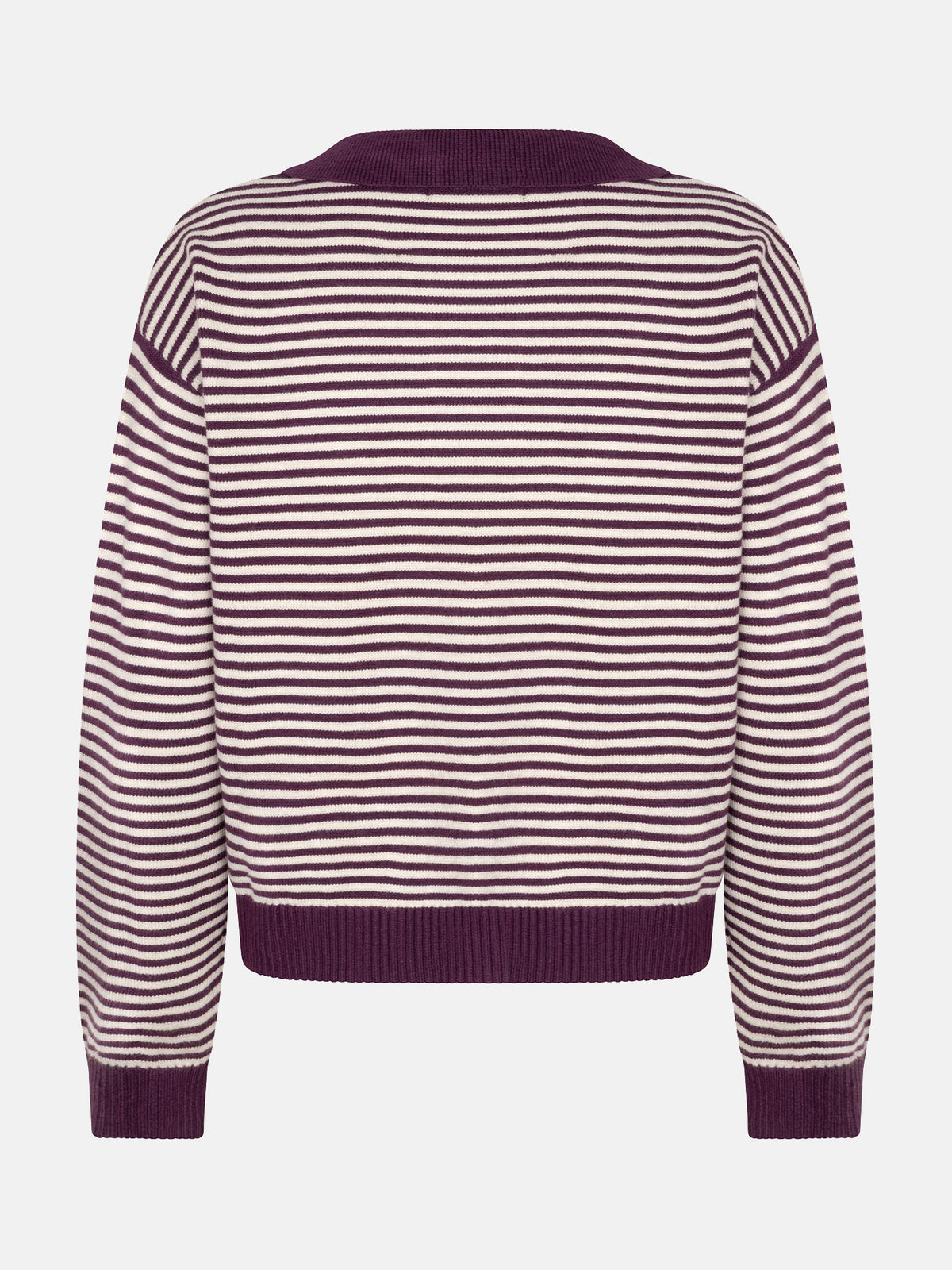 Ydence | Knitted sweater Eleanor plum