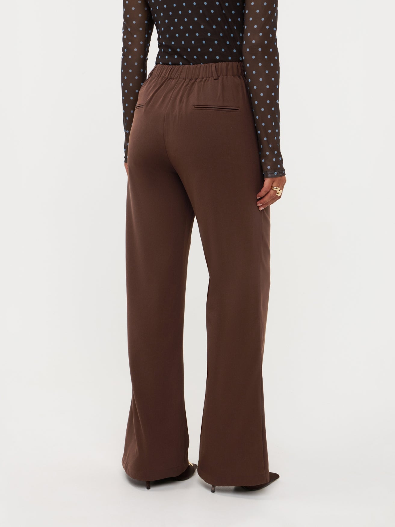 Ydence | Pants Solange Dark brown
