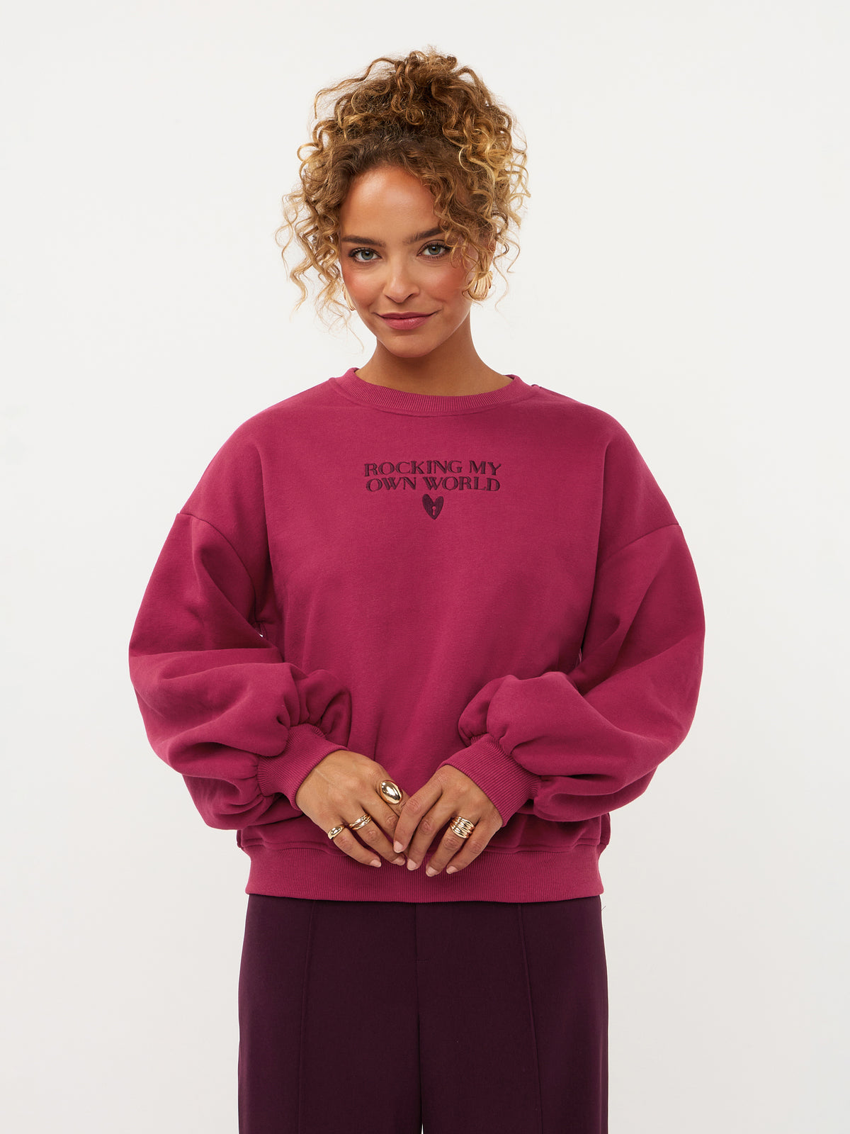 Ydence | Sweater Rocking cherry