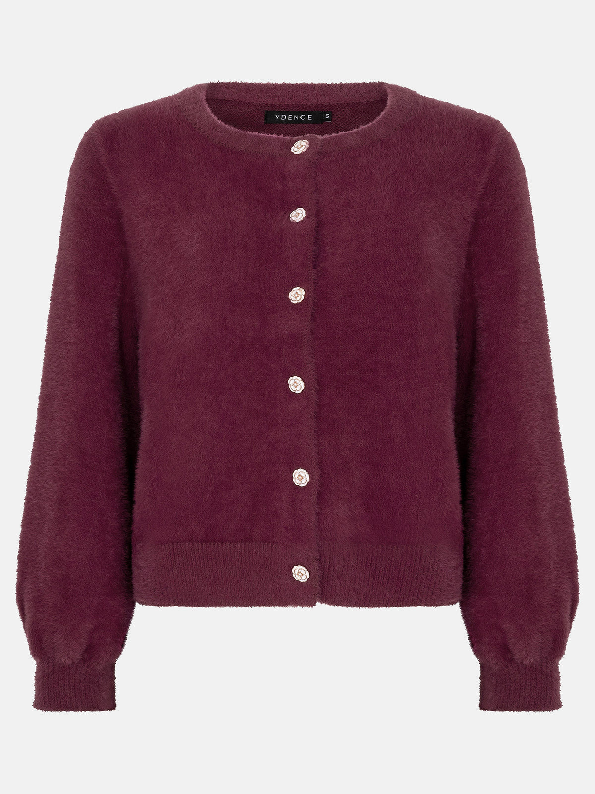 Ydence | Knitted Cardigan Maaike Cherry