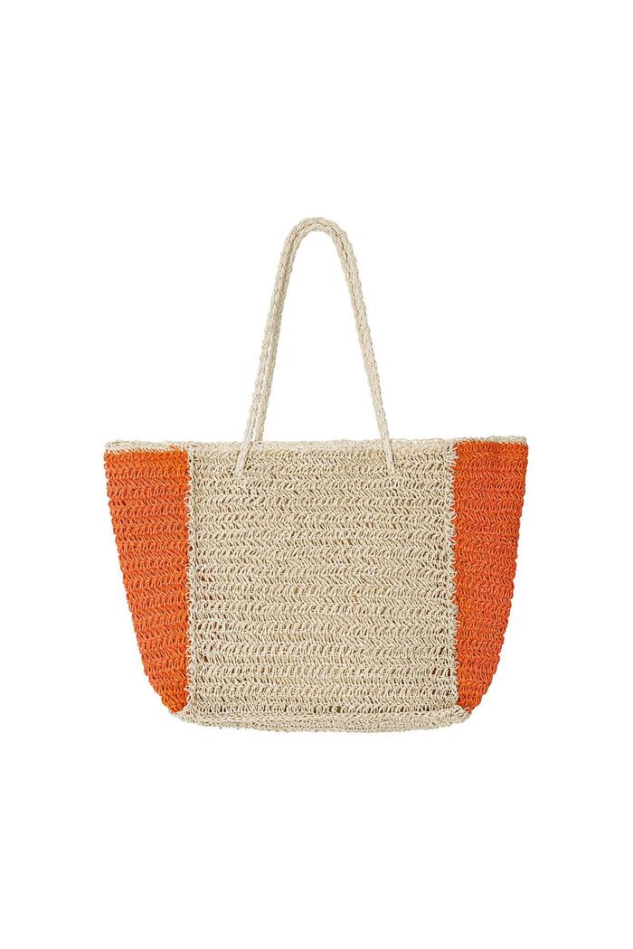 Shopper - beige / oranje