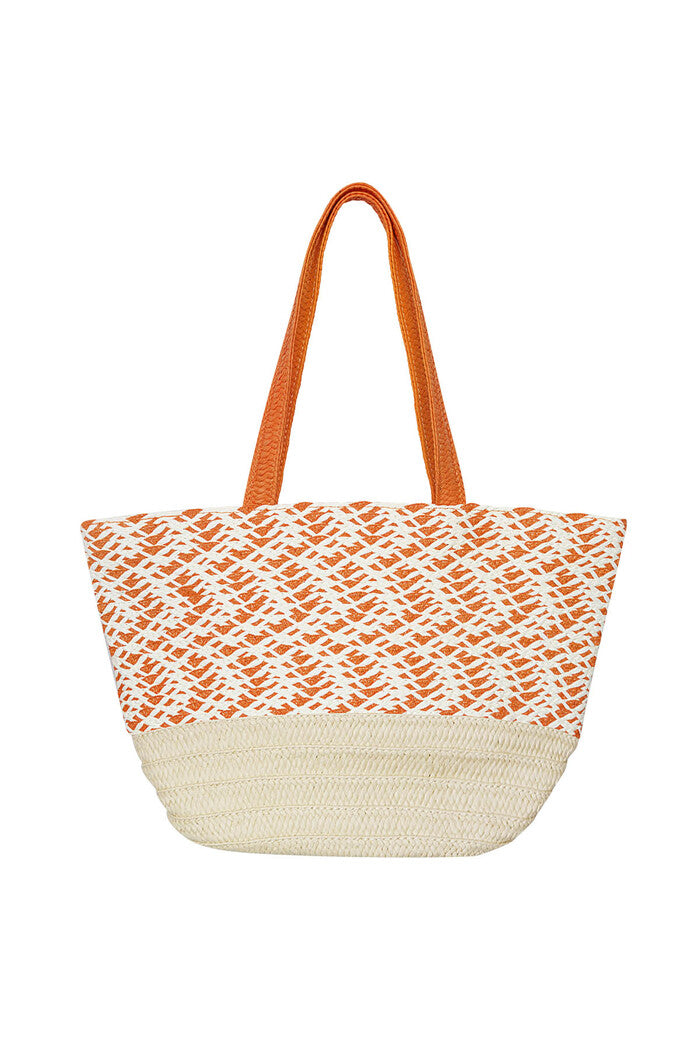 Grote shopper oranje