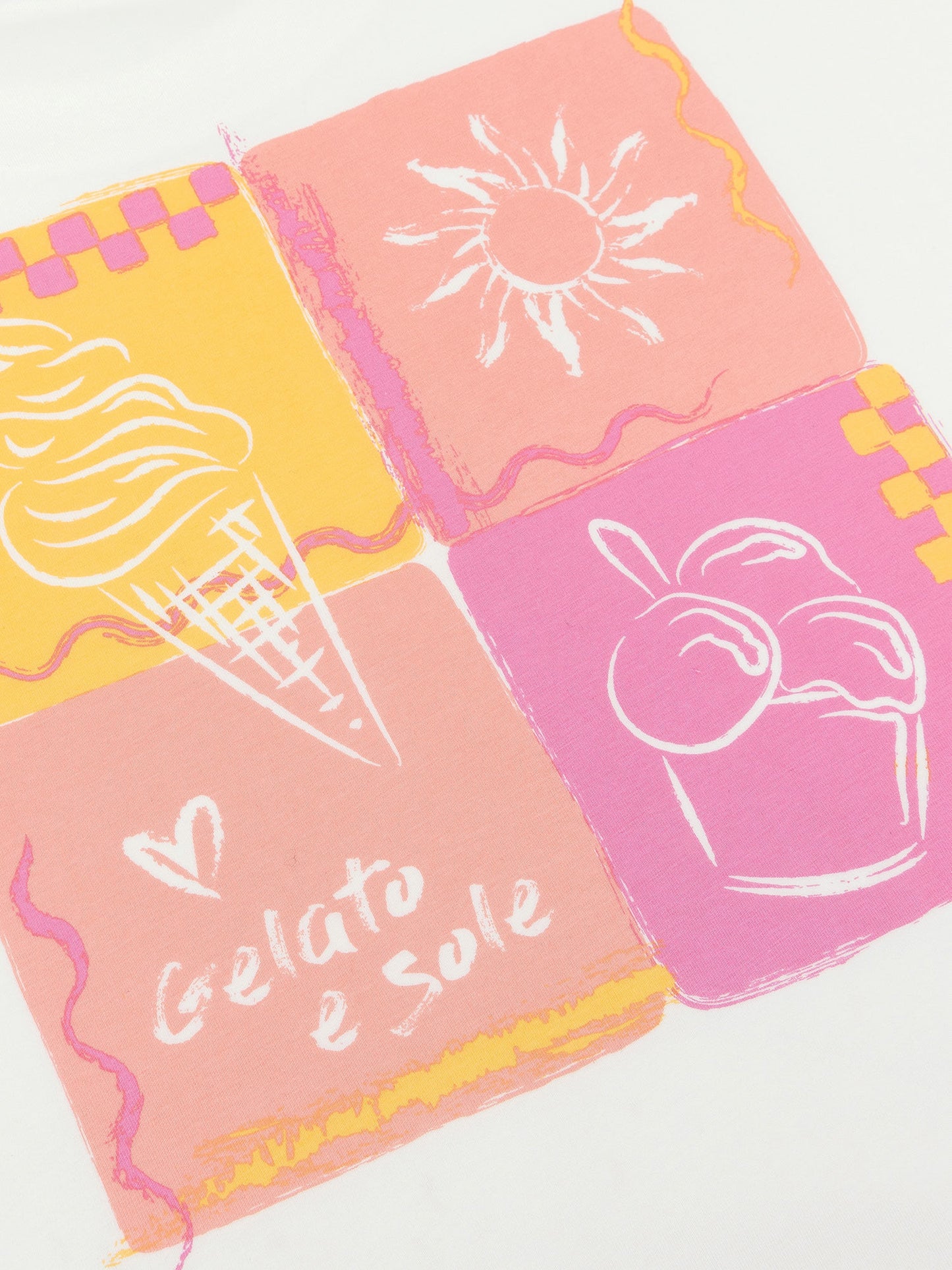 Ydence | t-shirt Gelato e sole