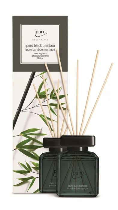 Geurstokjes 200ml Black Bamboo