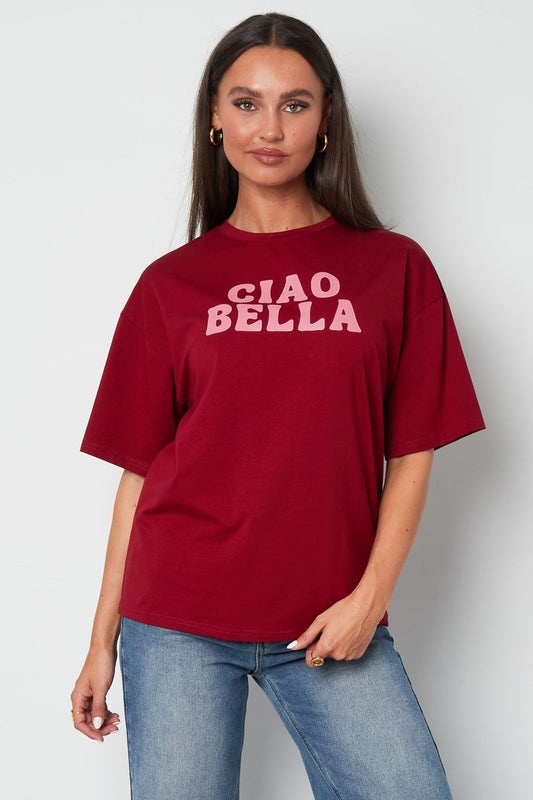 T-shirt Ciao bella