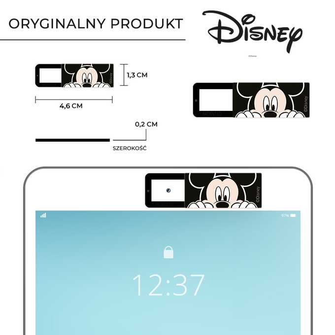 Webcam cover Mickey Mouse