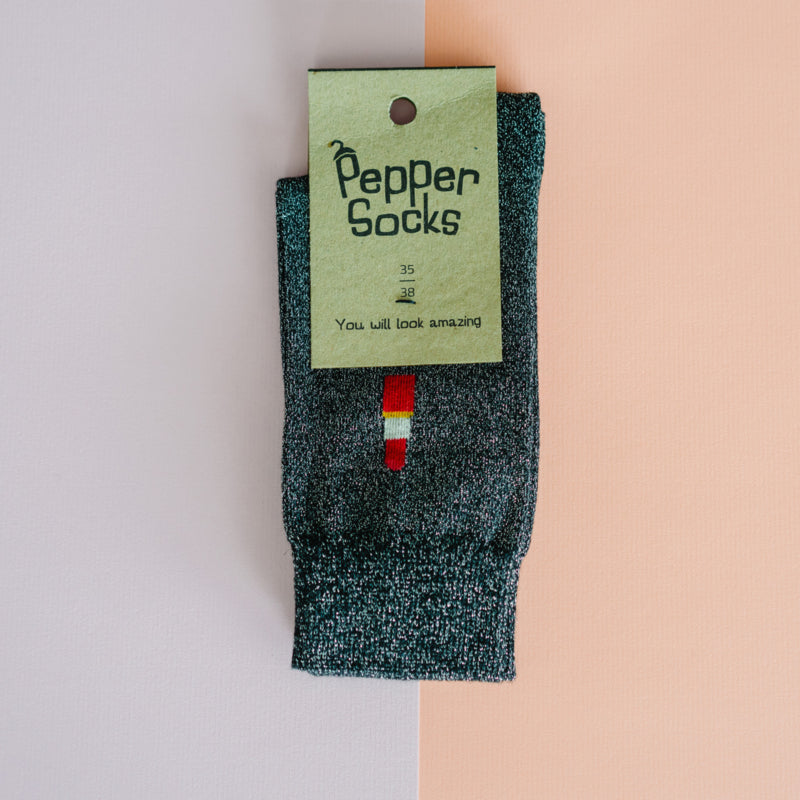 Crazy pepper socks | Inge