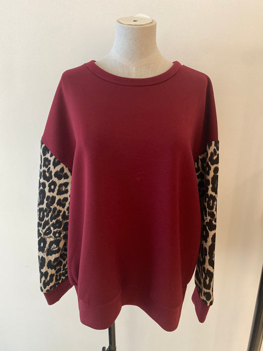 Sweater panter | Bordeaux