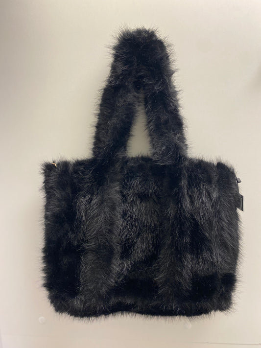 Fluffy handtas | Zwart