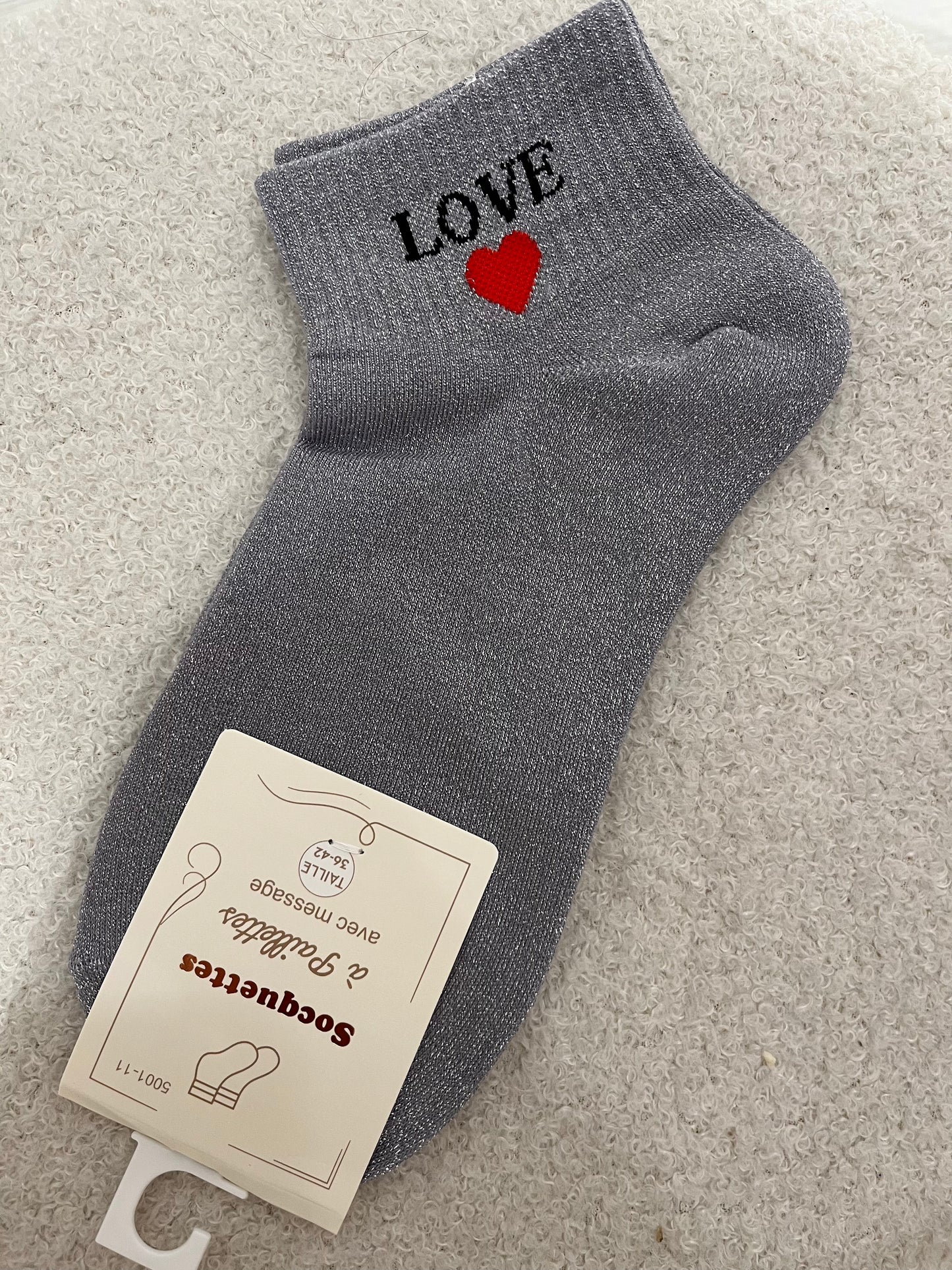 Sokken Love | Grijs