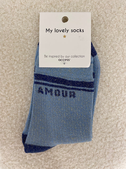 Sokken | Amour Blauw