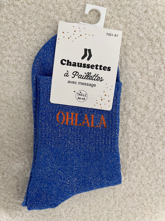 Sokken Ohlala | Blauw