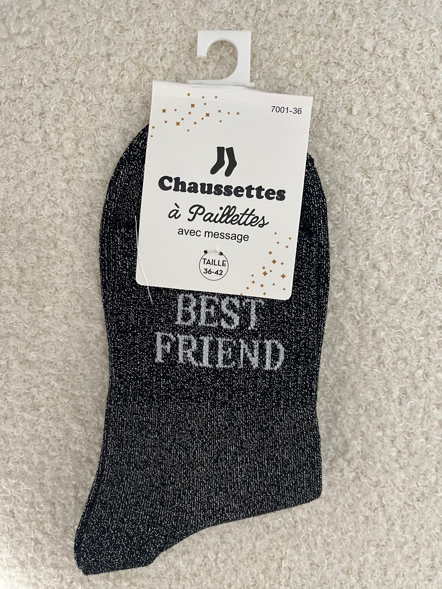 Sokken Best Friend | Zwart