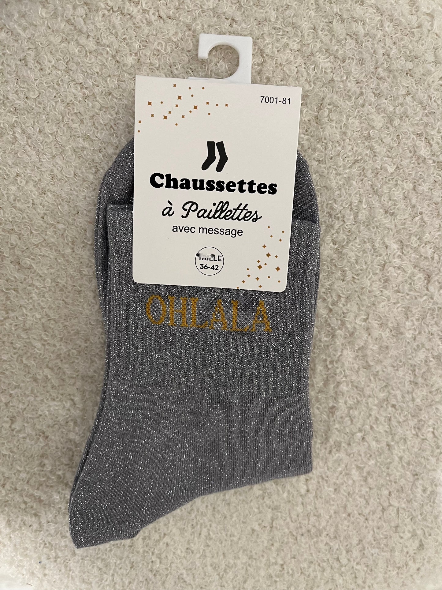 Sokken Ohlala | Grijs