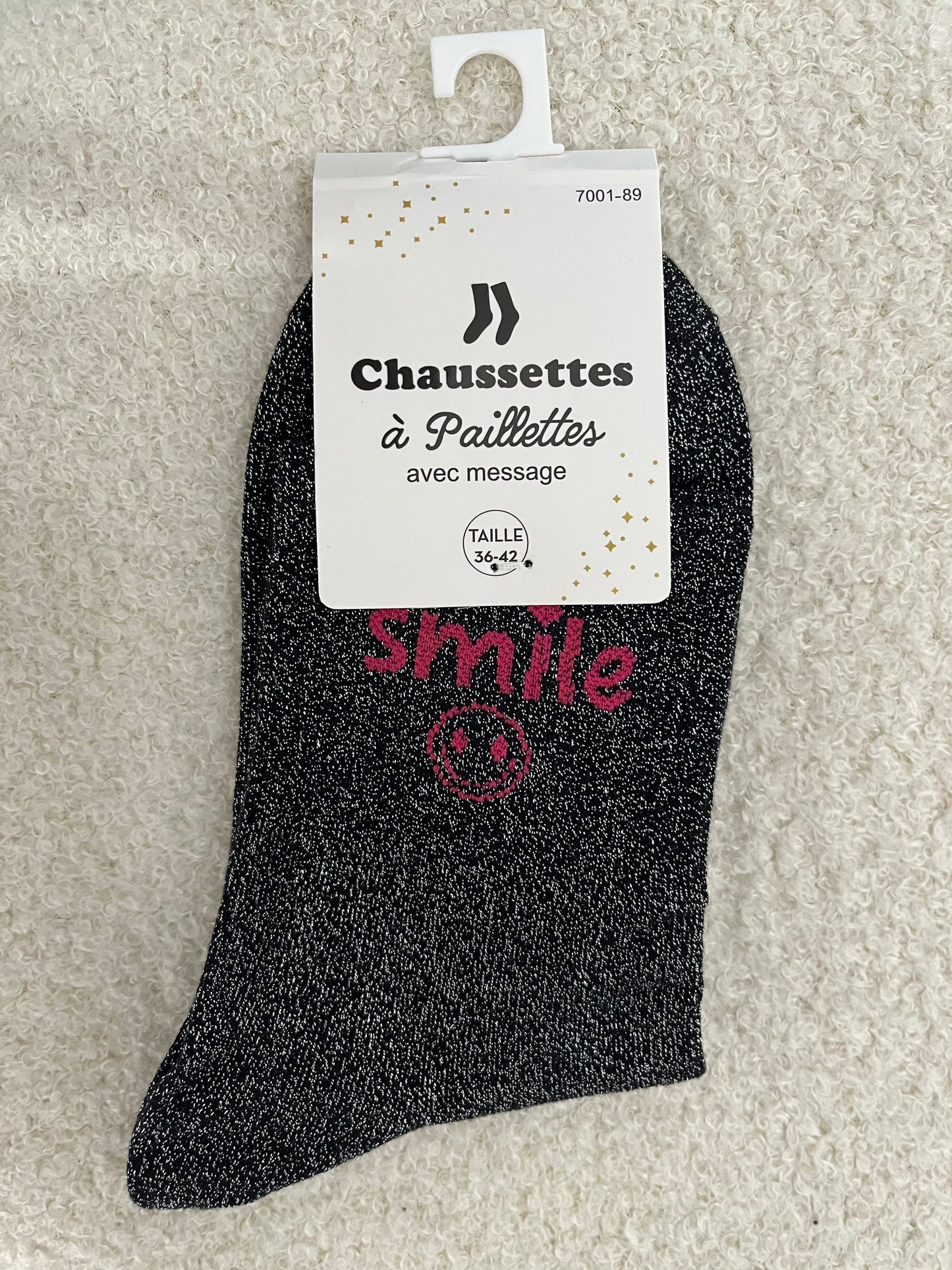 Sokken Smile | Zwart