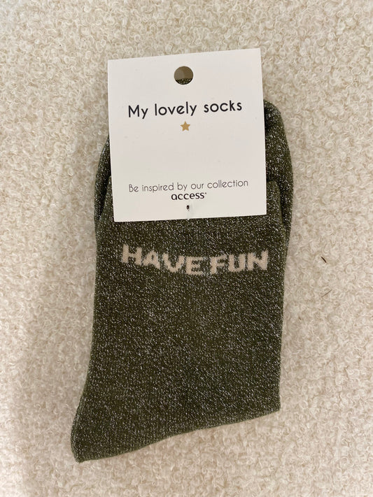 Sokken | Have Fun khaki