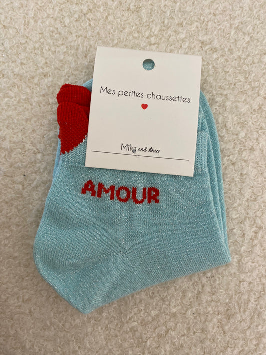 Sokken | Amour blauw