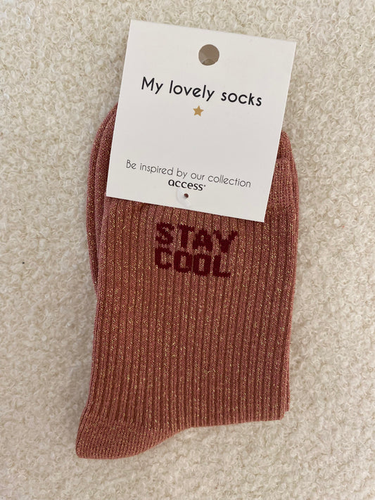 Sokken | Stay cool roze