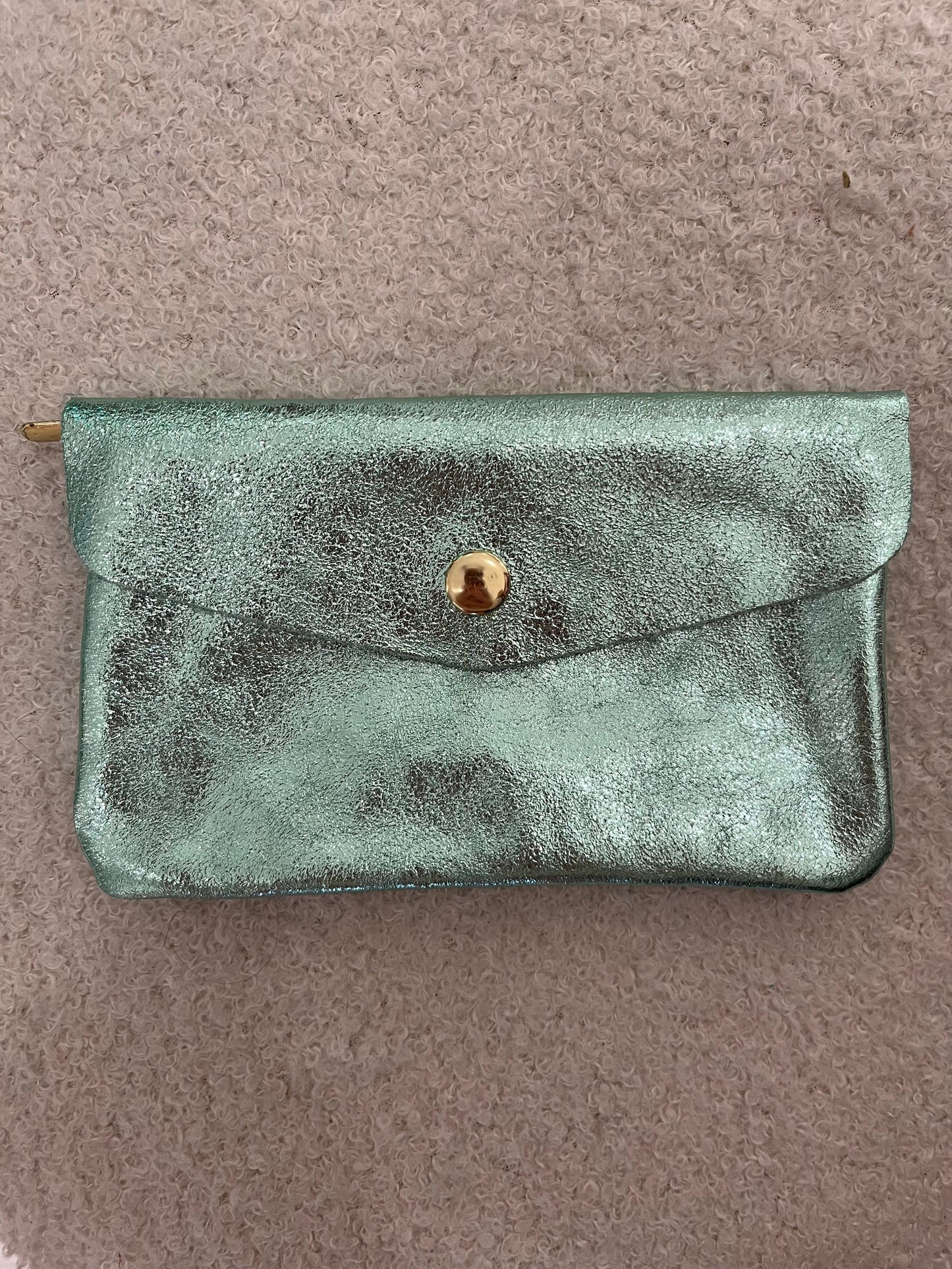 Metallic portemonnee | Groen