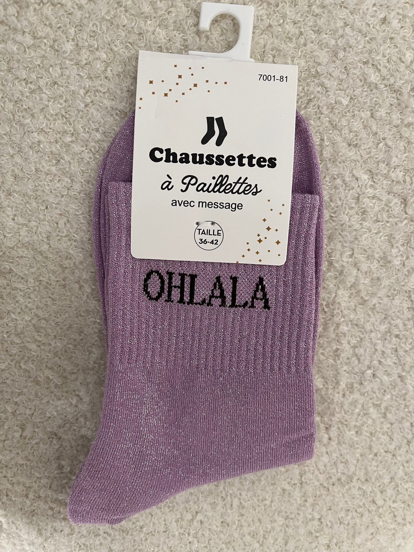 Sokken Ohlala | Paars