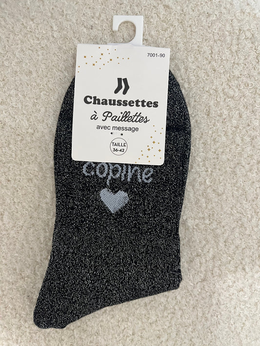 Sokken Copine | Zwart