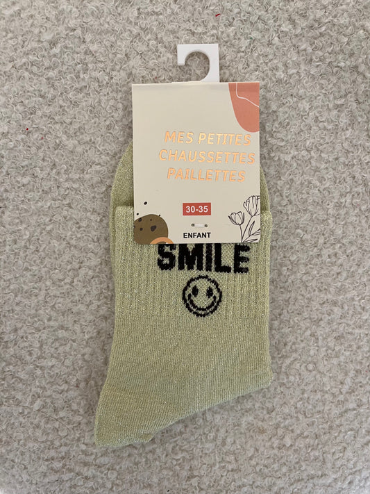 Kindersokken smile | Groen