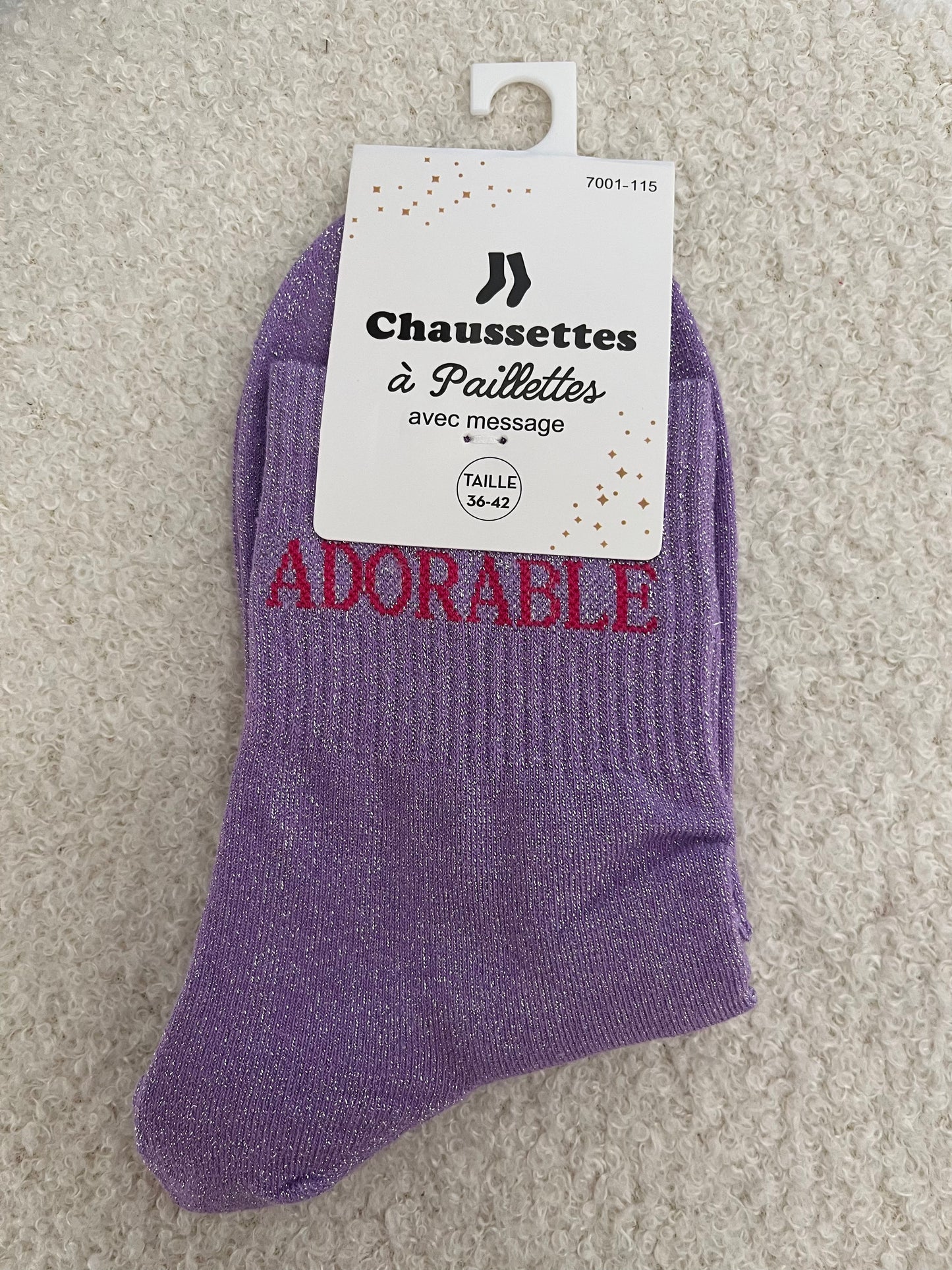 Sokken Adorable | Paars