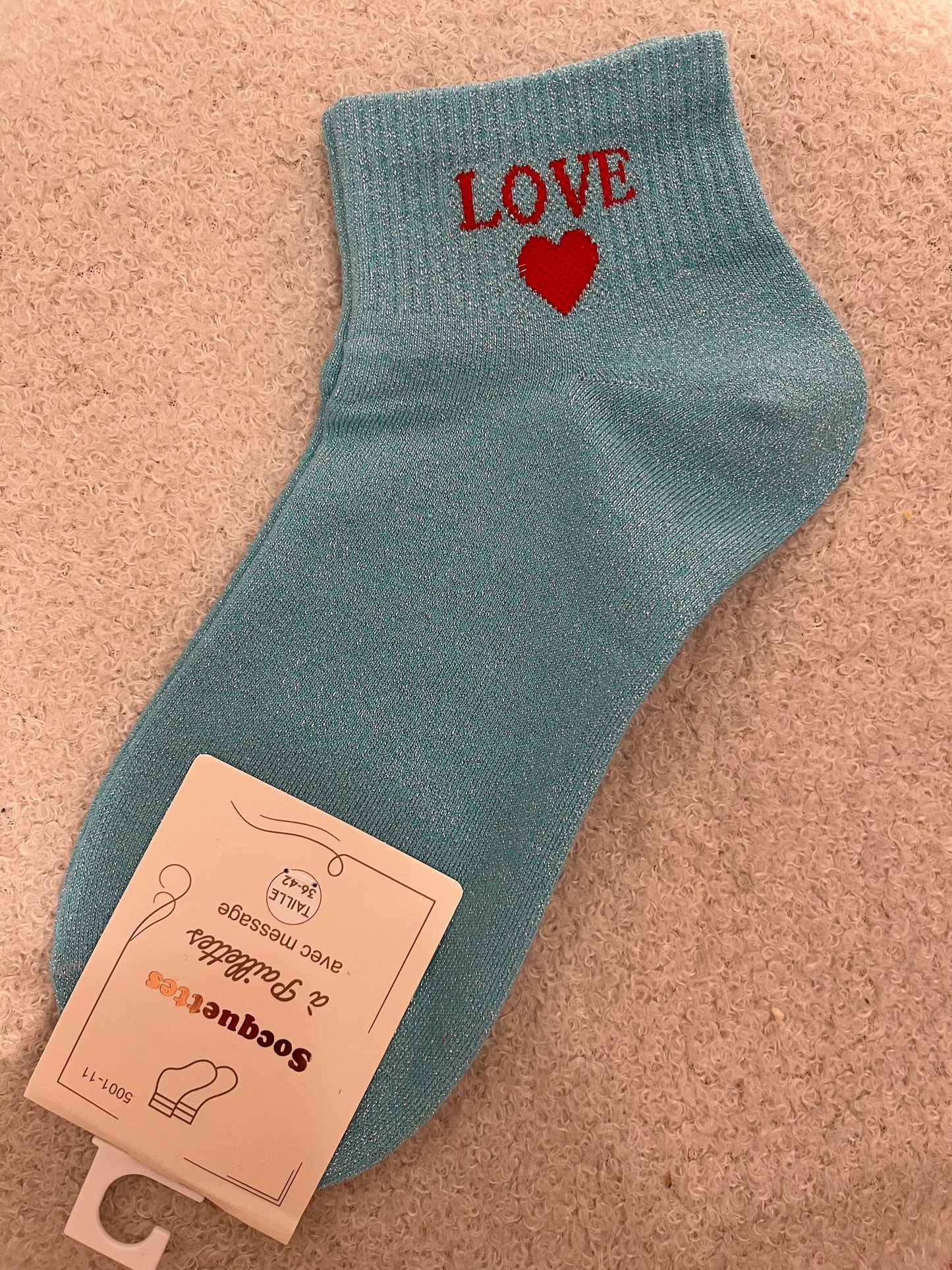 Sokken Love | Blauw