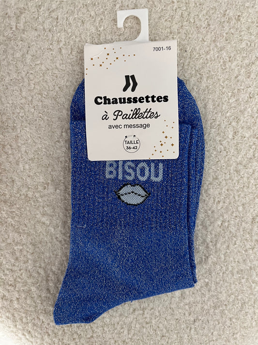 Sokken Bisou | Donker blauw