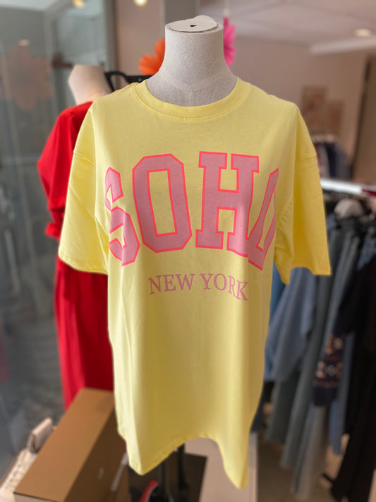 T-shirt Soho | Geel