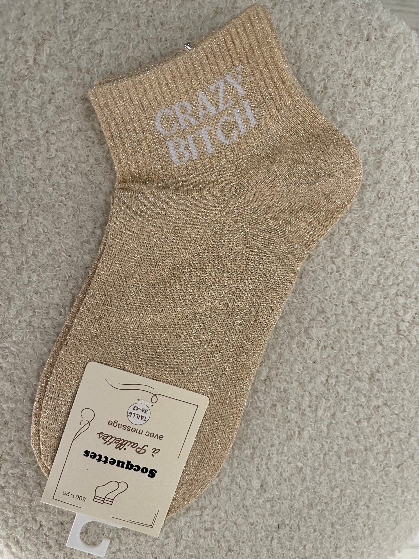 Sokken Grazy Bitch