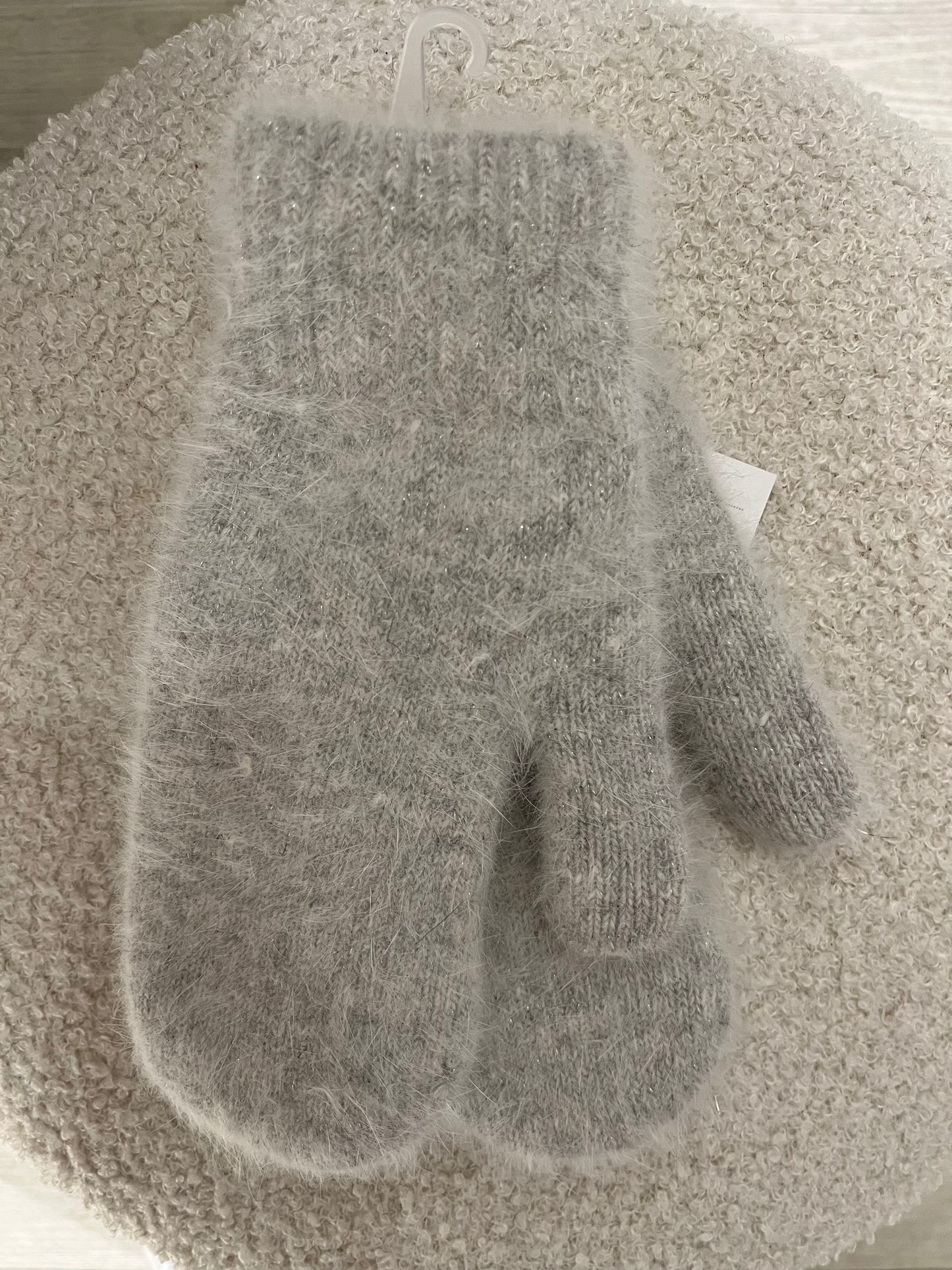 Handschoenen met glittertje | Grijs