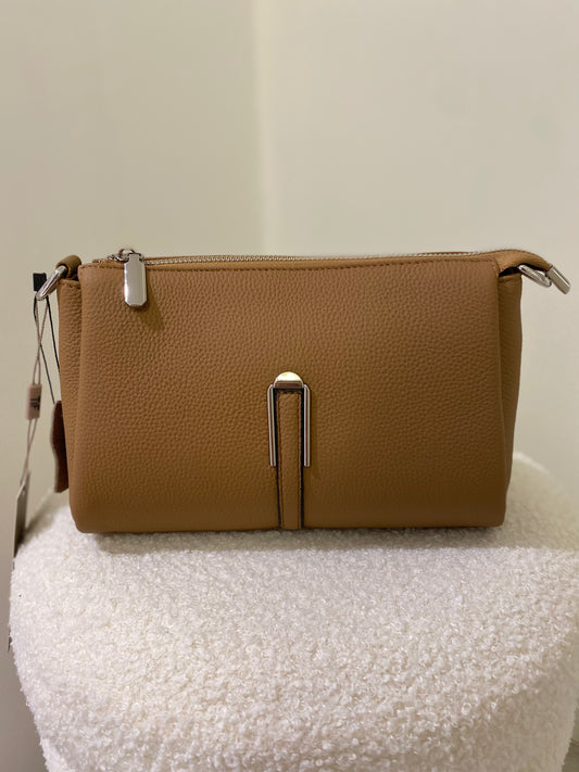 Lederen handtas | Bruin