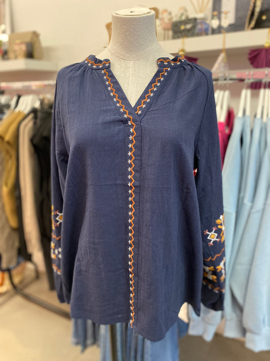 Blouse navy