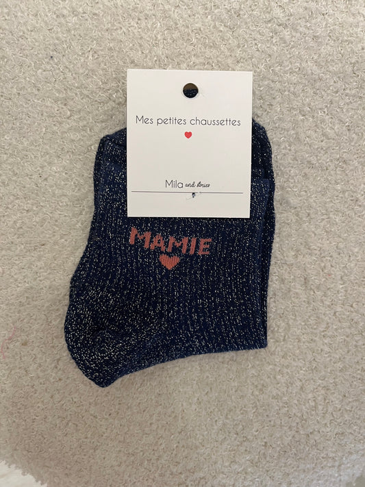 Sokken | Mamie Donker blauw