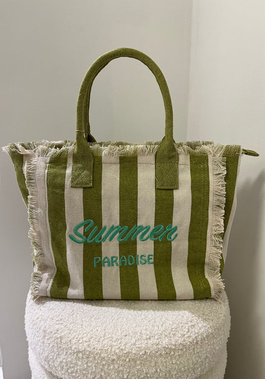 Shopper/Strandtas Groen