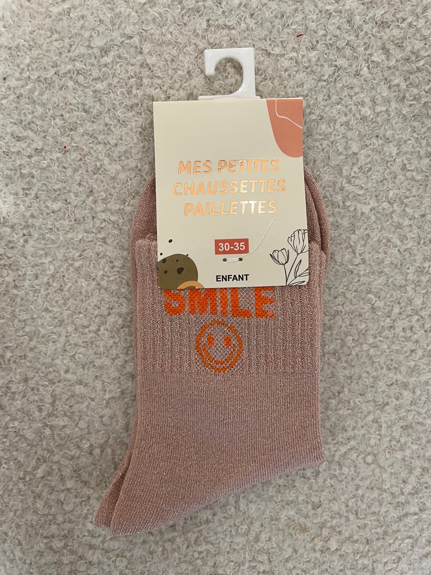 Kindersokken smile | Roos
