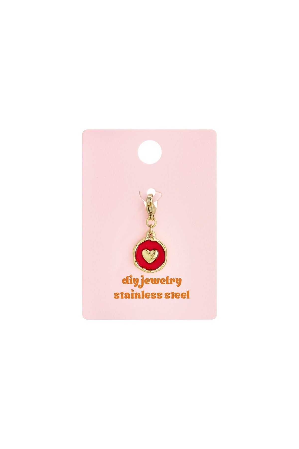 Juwelen bedeltje hartje casual DIY