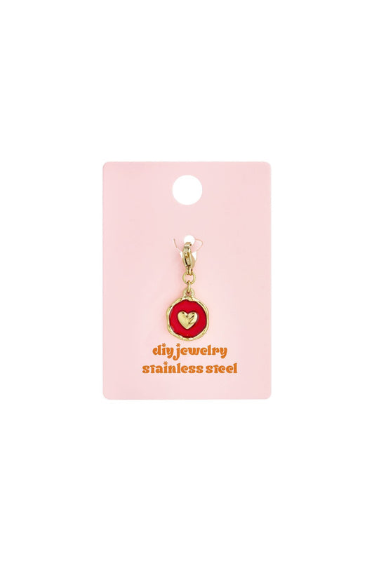 Juwelen bedeltje hartje casual DIY