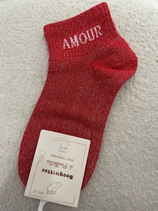 Sokken Amour | Rood