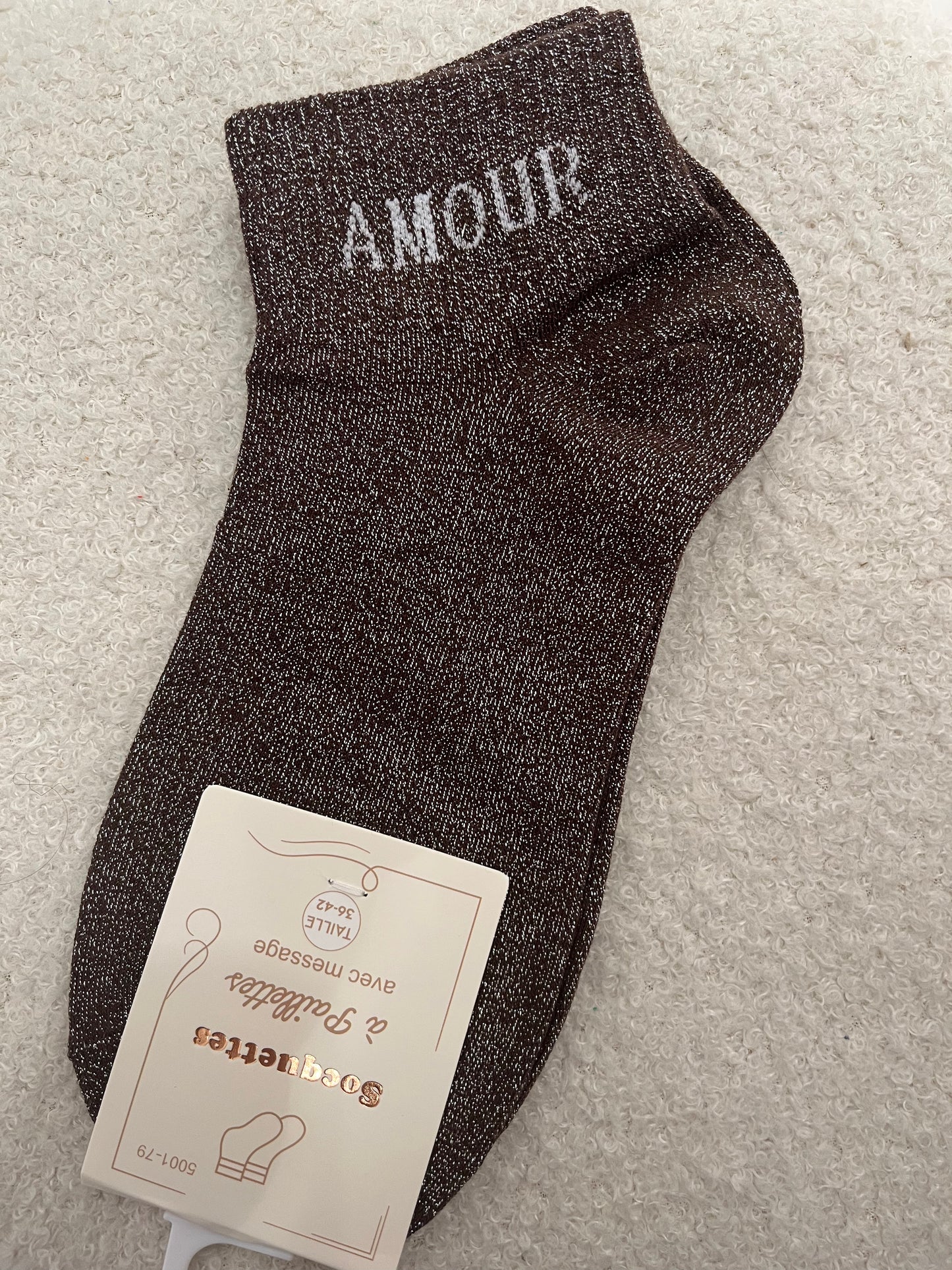 Sokken Amour | Bruin