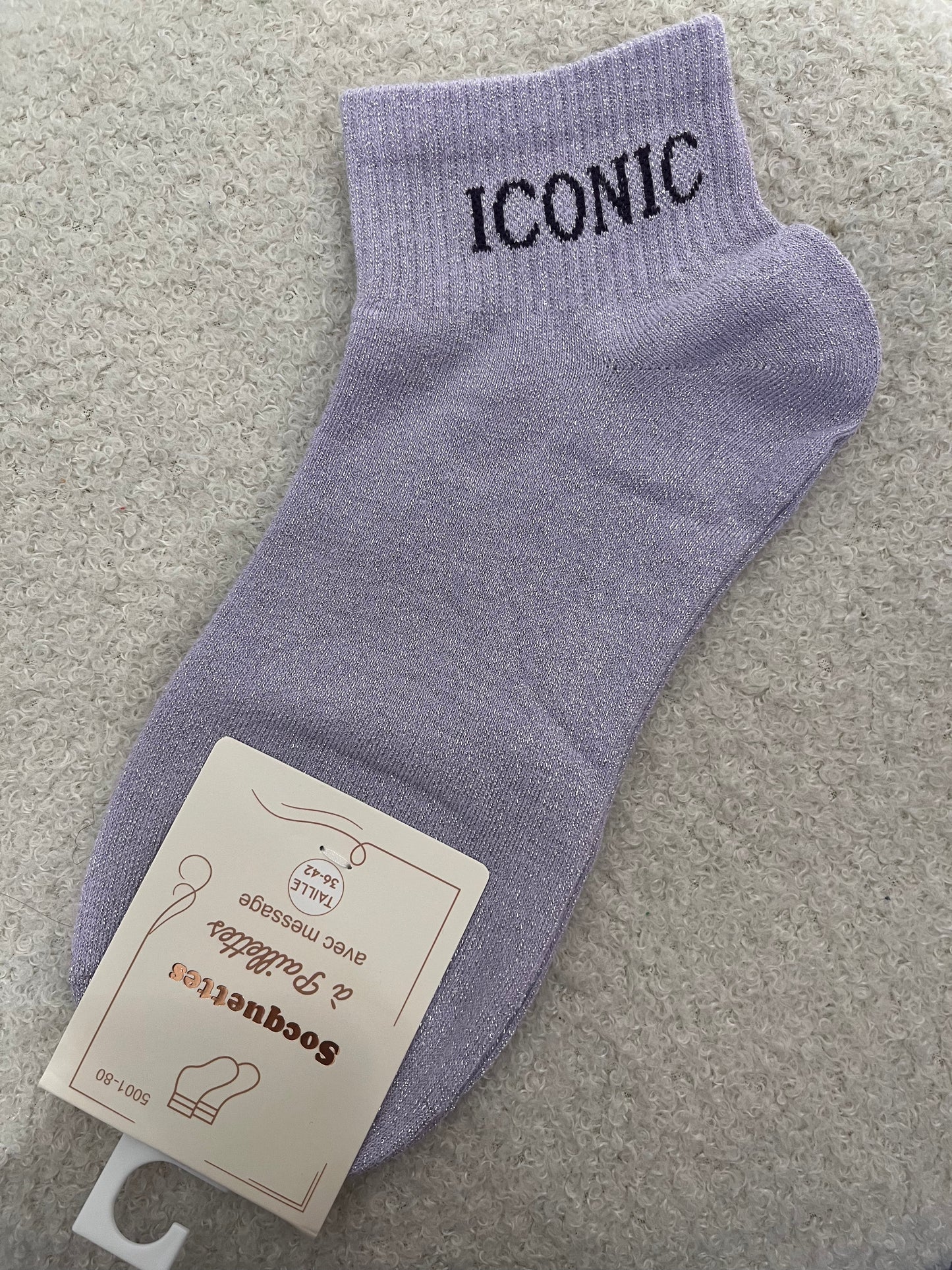 Sokken Iconic | Paars