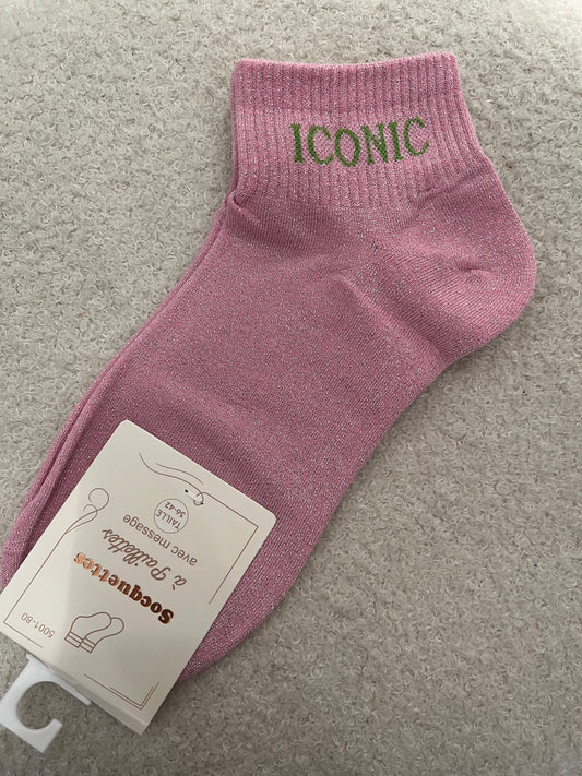 Sokken Iconic | Roos