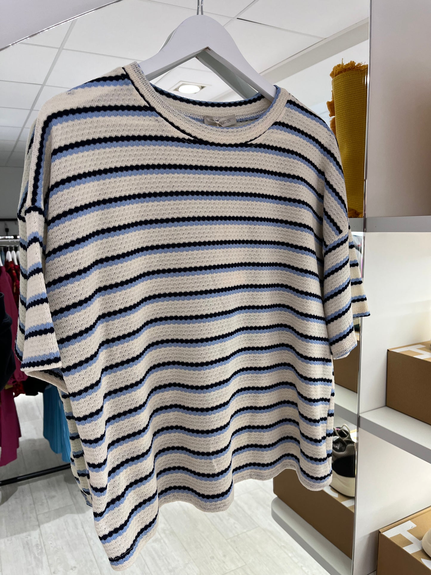 Blouse strepen | Blauw