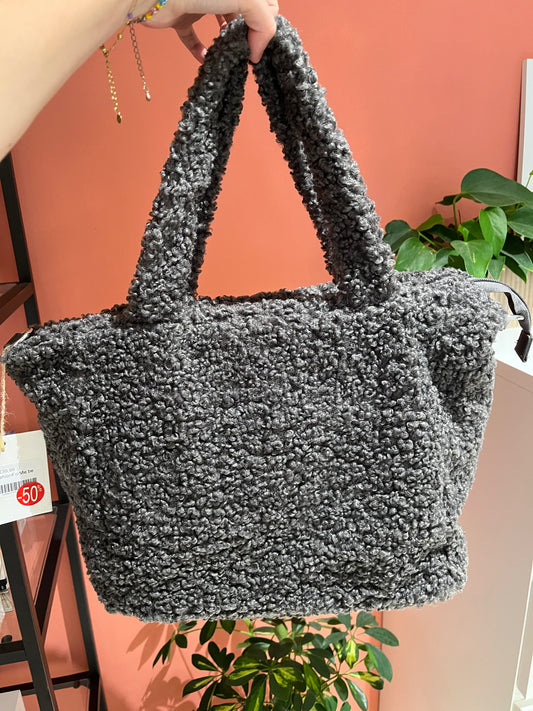 Shopper | Teddy grijs