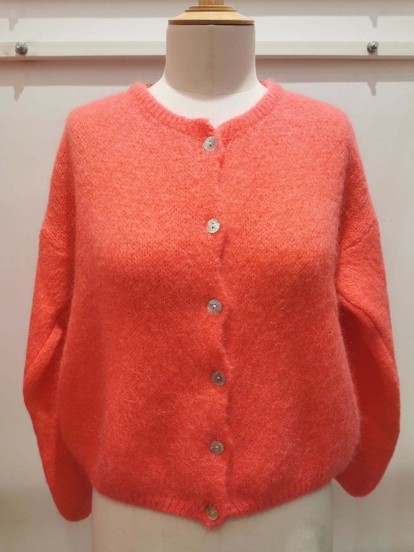 Vest met knopen | Corail