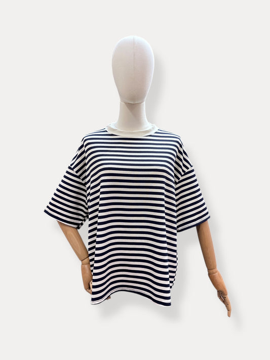 T-shirt strepen | Marine