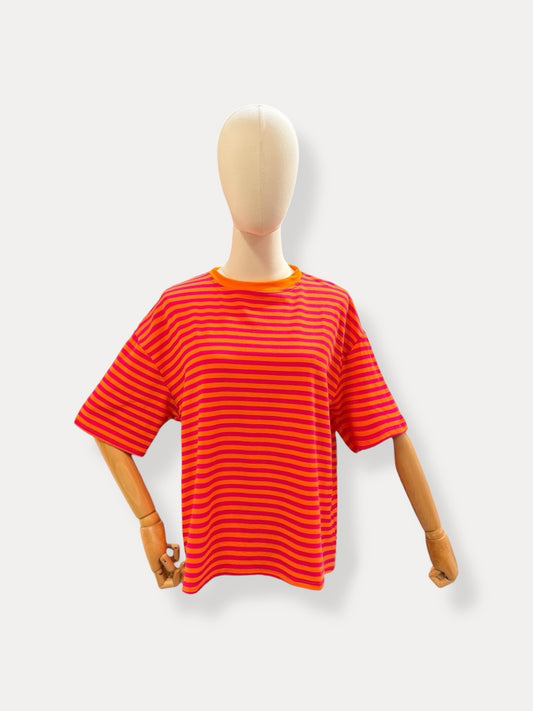 T-shirt strepen | Oranje